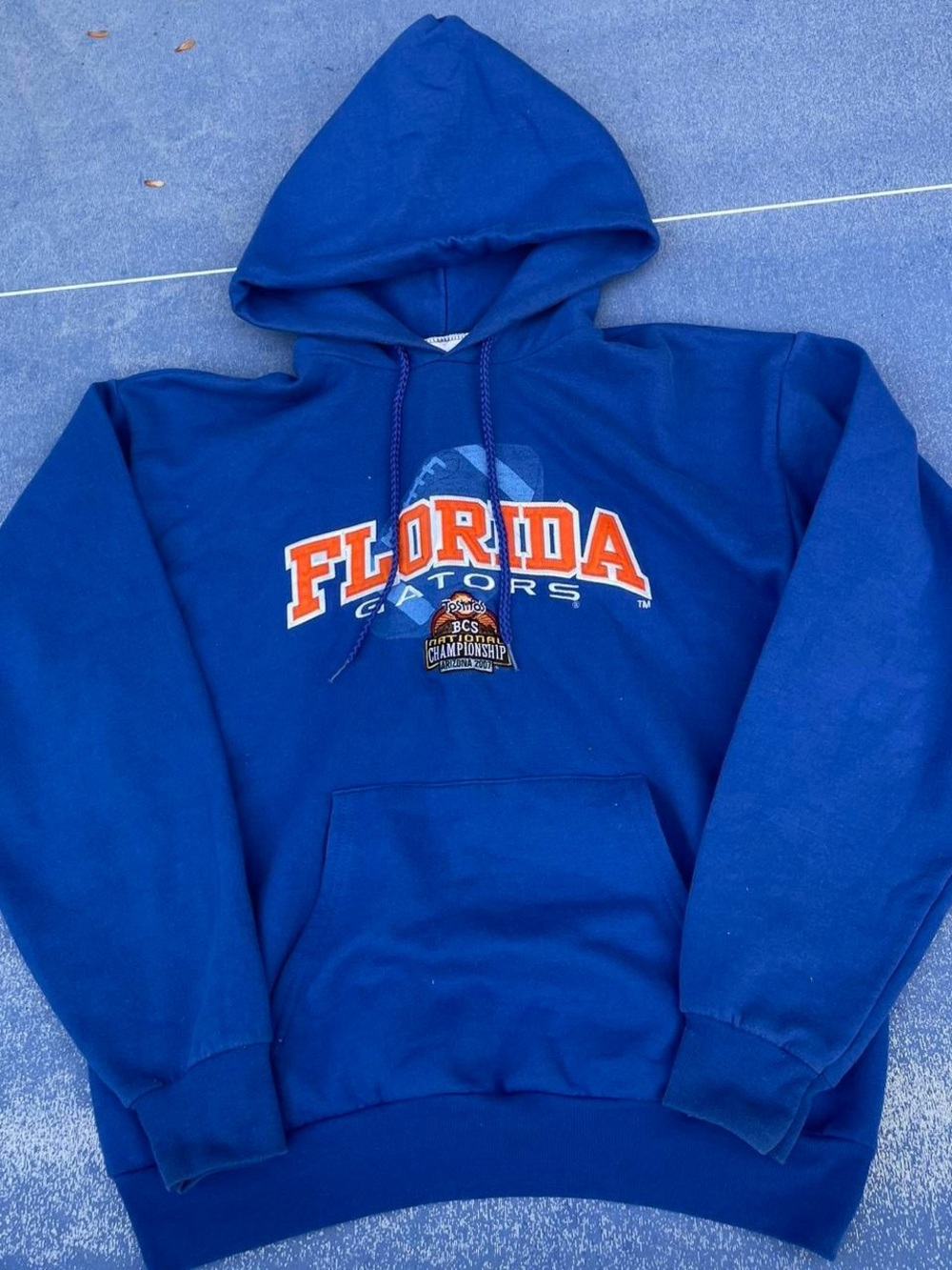 2007 Florida Gators National Championship Blue Pullover Hoodie